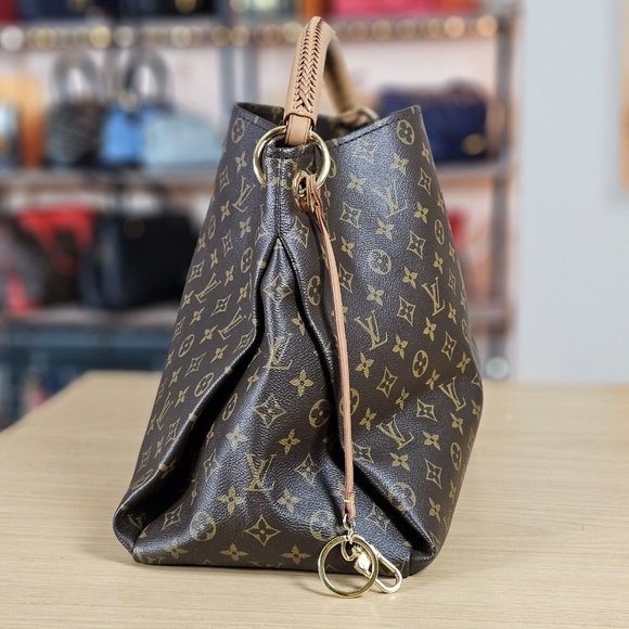 LOUIS VUITTON ARTSY MM Authentic Monogram Tote Hobo LV Bag Shoulder Authentic LV - Picture 4 of 16